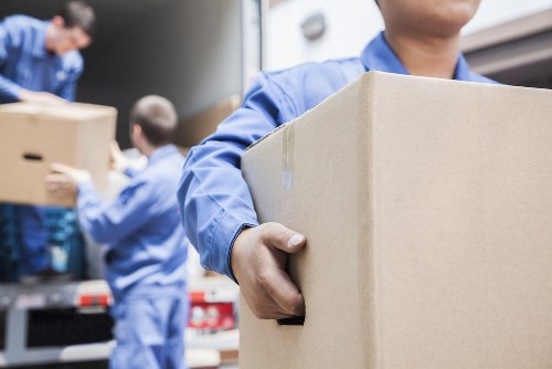 Recycling and sustainability operations at Chessington Storage with sorted materials