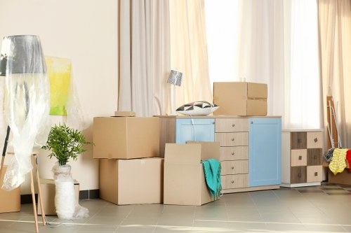 Flat removals in Chessington planning and packing boxes