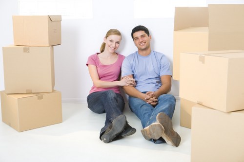 Organised boxes and luggage stored safely for the summer break