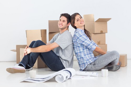 Packed student items ready for secure short-term storage