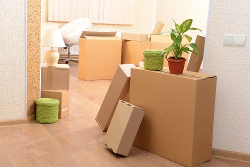 A family home storage load priced by cubic yard in Chessington