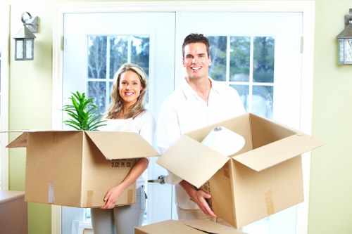 Family home relocation with careful furniture handling in Chessington