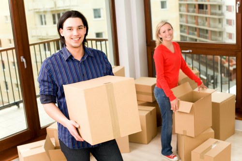 Business relocation setup for removals in Chessington
